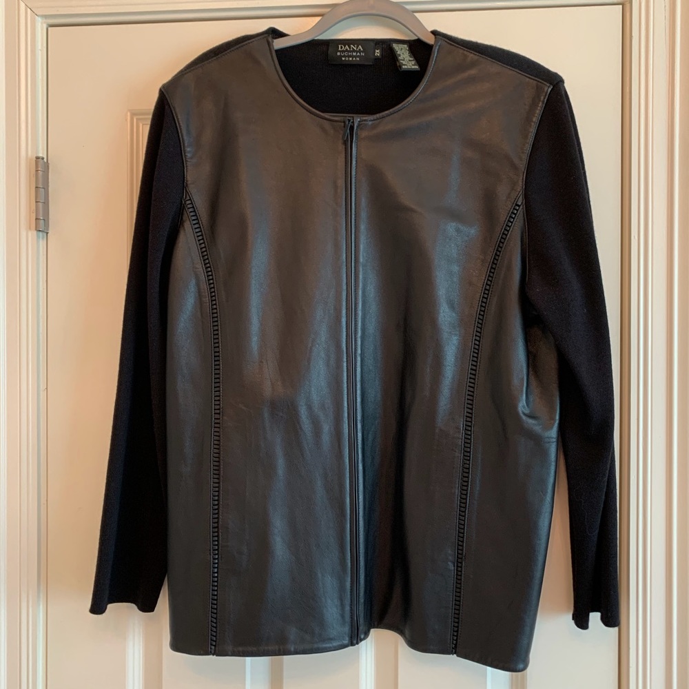 Dana Buchman Leather Jacket